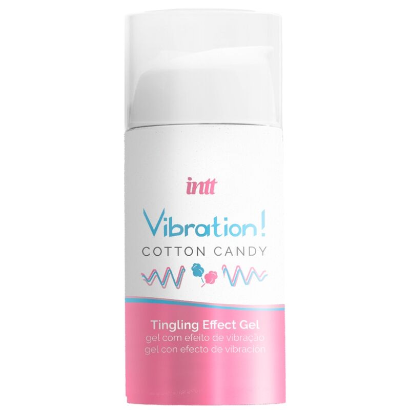 Poderoso Estimulante Íntimo Algodão Doce Gel Vibrador Líquido 15 ml - Intt
