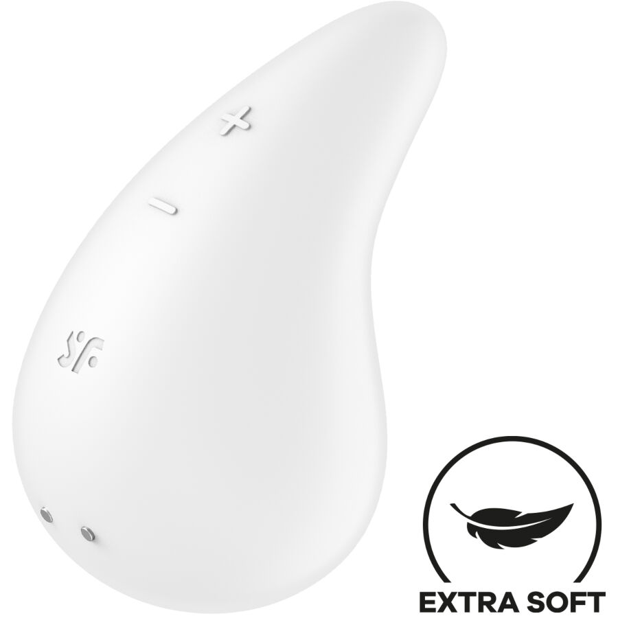 Vibrador Dew Gota Lay-On Branco - Satisfyer