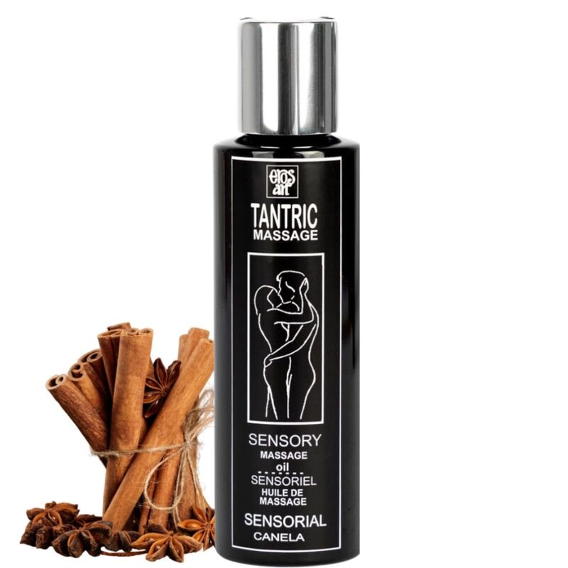 Óleo De Massagem Tântrica Natural E Canela Afrodisíaco 100 ml - Eros-Art