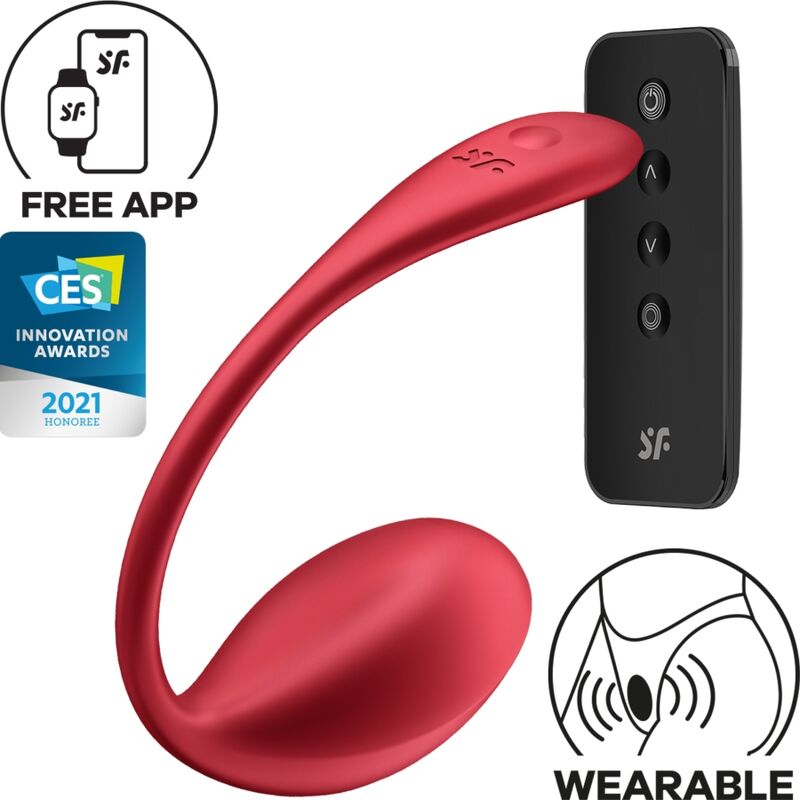 Shiny Petal Estimulador De Controle Remoto G Point Vermelho Aplicativo Gratuito - Satisfyer