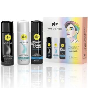 Pjur - Conjunto Pride Lubrificantes Premium 3 X 30 Ml