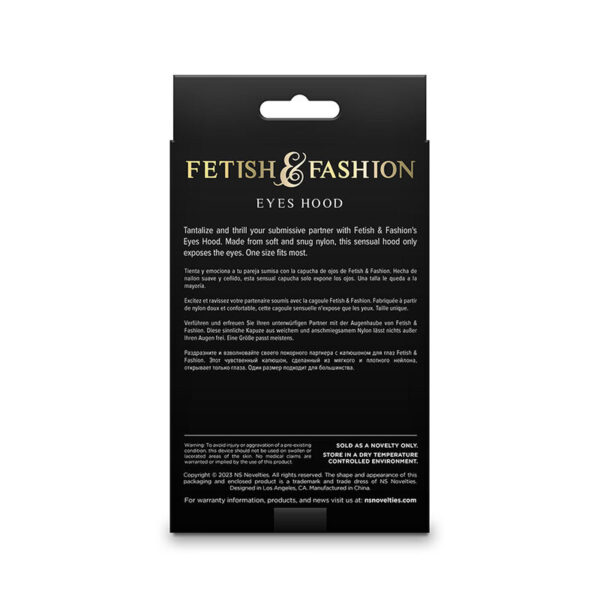Ns Novelties - Fetish & Fashion Olhos Capuz Nylon Branco - Image 3