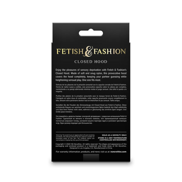 Ns Novelties - Fetish & Fashion Capuz Fechado Nylon Branco - Image 3