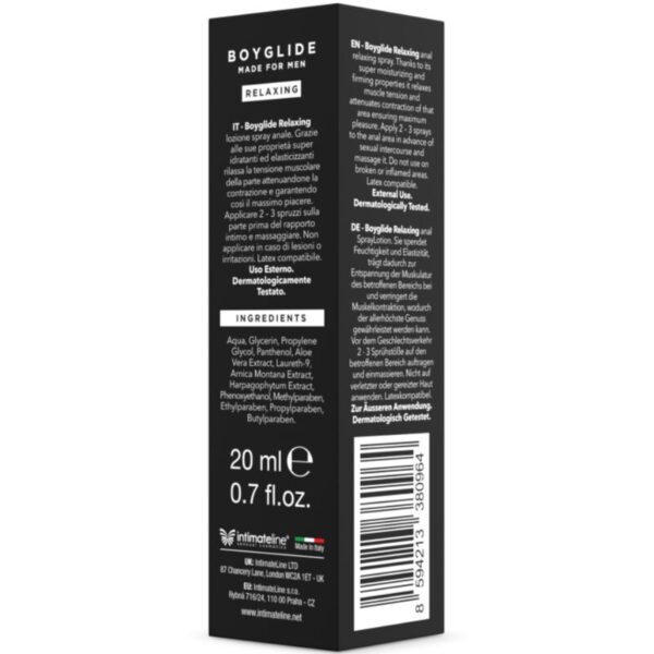Intimateline - Boyglide Anal Relaxante Spray 20 Ml - Image 2