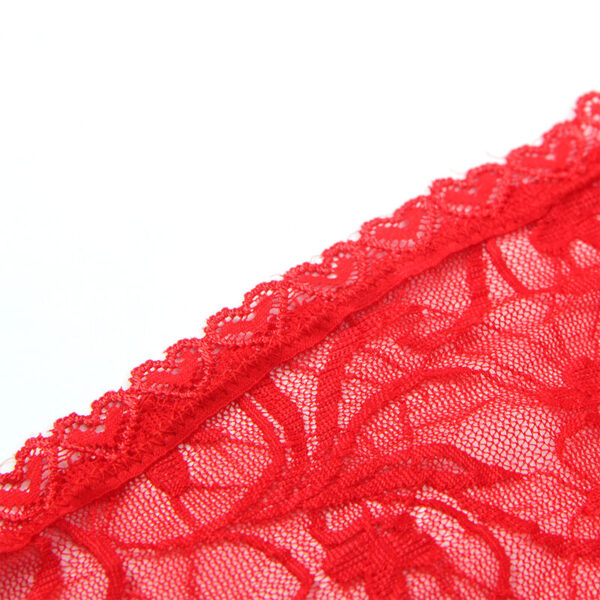 Subblime - 954208 Babydoll De Renda Com Alças Ajustáveis Vermelho S/M - Image 8