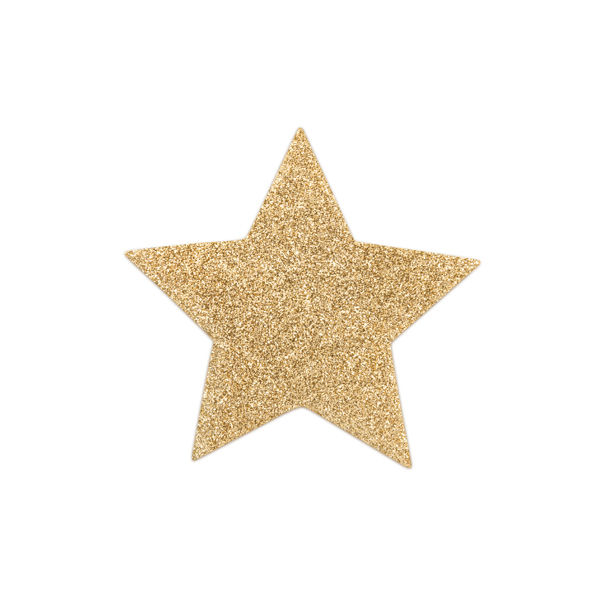 Indiscrets Flash Golden Star Nipple Covers - Bijoux