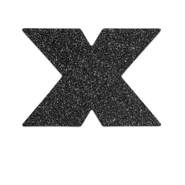 Indiscrets Nipple Caps Flash Cross Preto - Bijoux