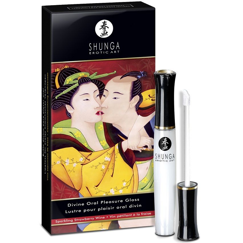 Divino Lip Gloss Morango E Cava - Shunga