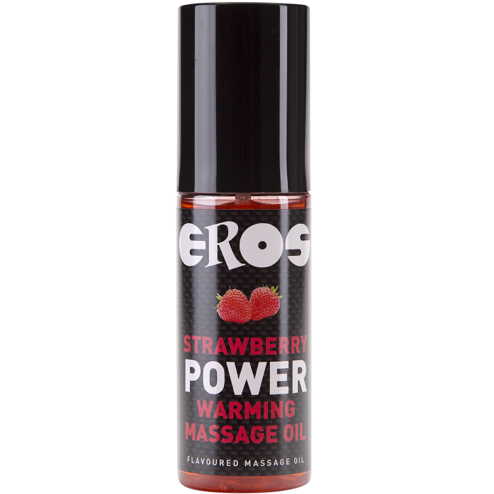 Óleo De Massagem De Aquecimento De Morango Eros Morango