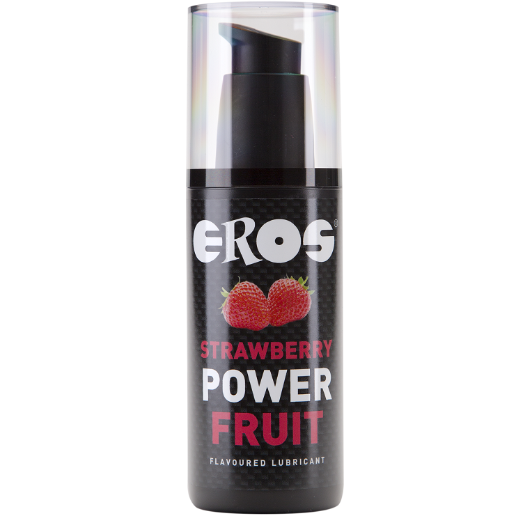 Eros Power Line - Morango Power Fruit Lubrificante Com Flavored 125 Ml