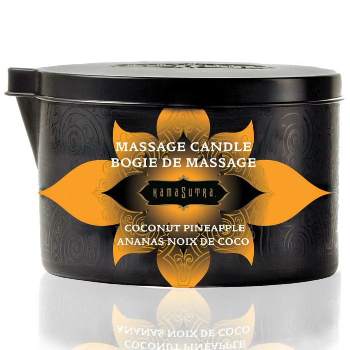 Vela De Massagem Coco E Abacaxi 170Gr - Kamasutra