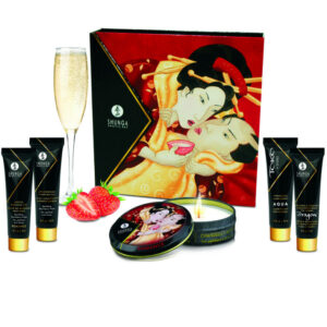 Kit Secreto De Morangos E Cava De Geixa - Shunga