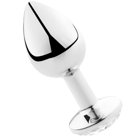 Secretplay - Plug Anal Alumínio Transparente 8 Cm