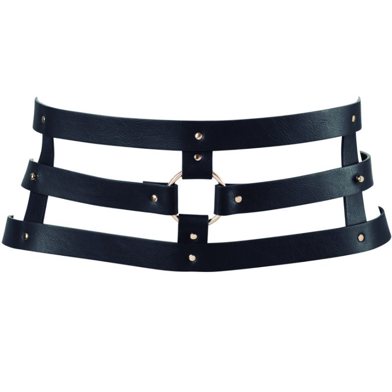 Indiscrets Maze Belt Com Ala - Preto - Bijoux
