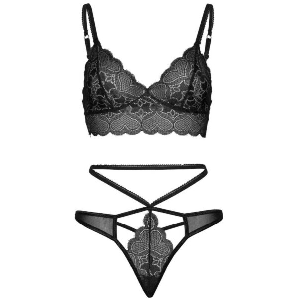 Leg Avenue - Conjunto 2 Peas Conjunto Strappy Cut G String M/L - Image 4