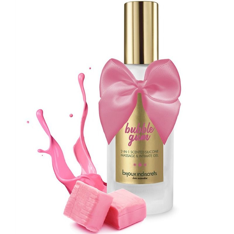 Bubble Gum Gel 2 Em 1 Silicone Goma De Morango 100 ml - Bijoux