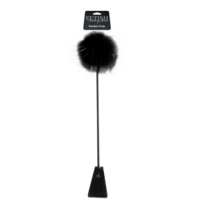Black Feather Crop - Fetish Fantasy Limited Edition