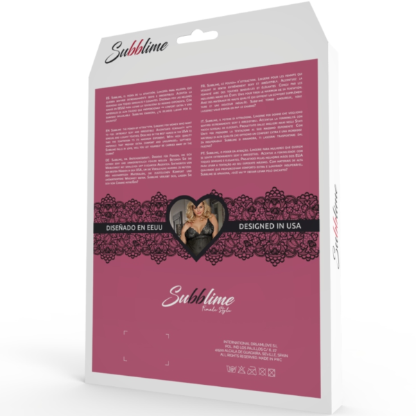 Subblime - Queen Plus Lace Peignoir Mangas Alargadas - Image 4