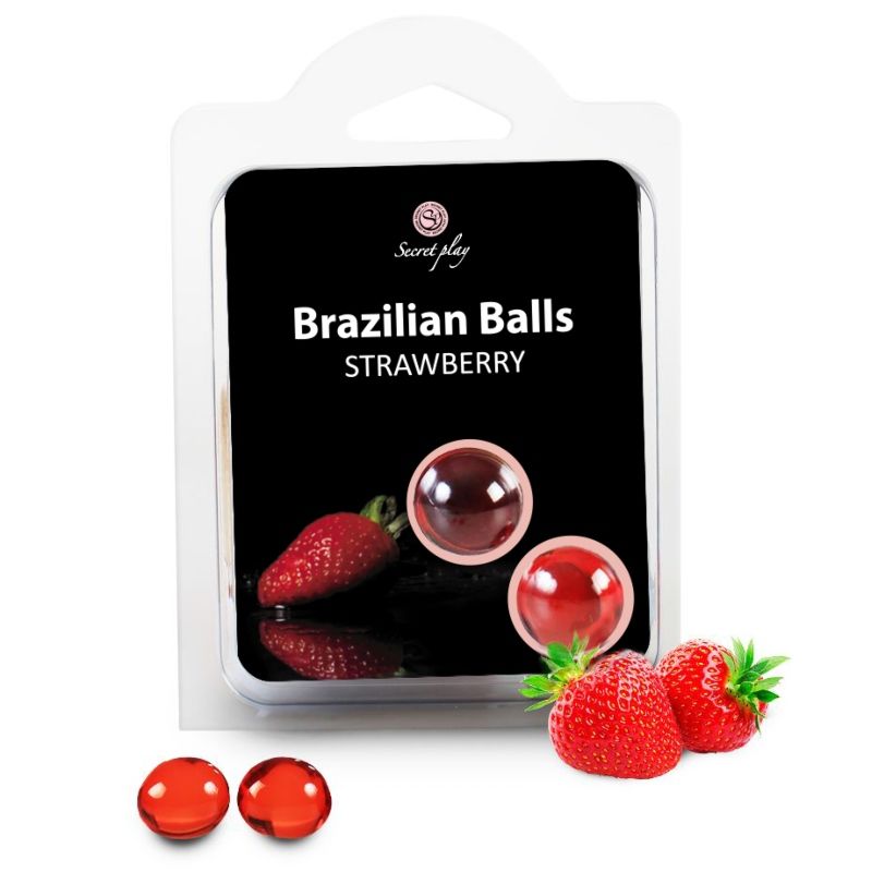 2 Bolas Brasileiras De Morango - Secretplay