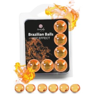 Conjunto 6 Bolas Brasileiras Efeito De Calor - Secretplay