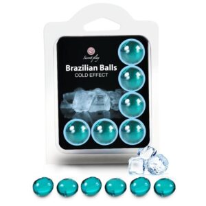 Secretplay - Conjunto 6 Bolas Brasileiras Efeito Frio
