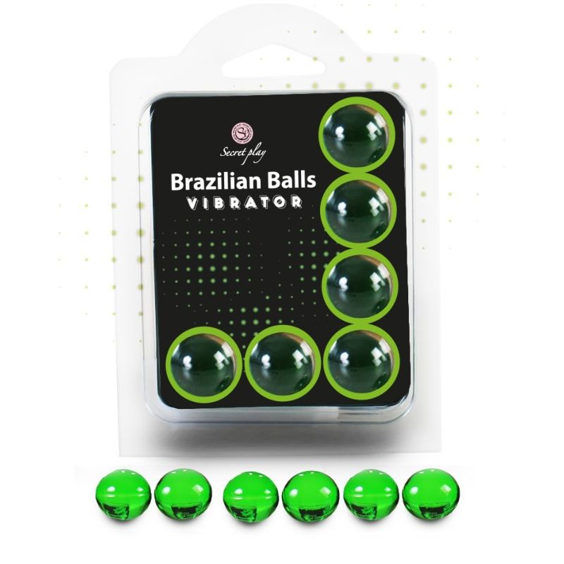 Secretplay - Conjunto 6 Bolas Brasileiras Vibrador
