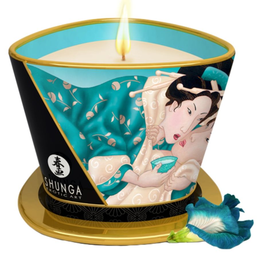 Vela De Massagem Island Blossoms 170 ml - Shunga