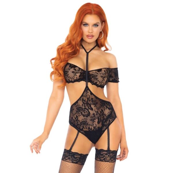 Leg Avenue - Conjunto Duas Peças Top & Teddy M/L - Image 3