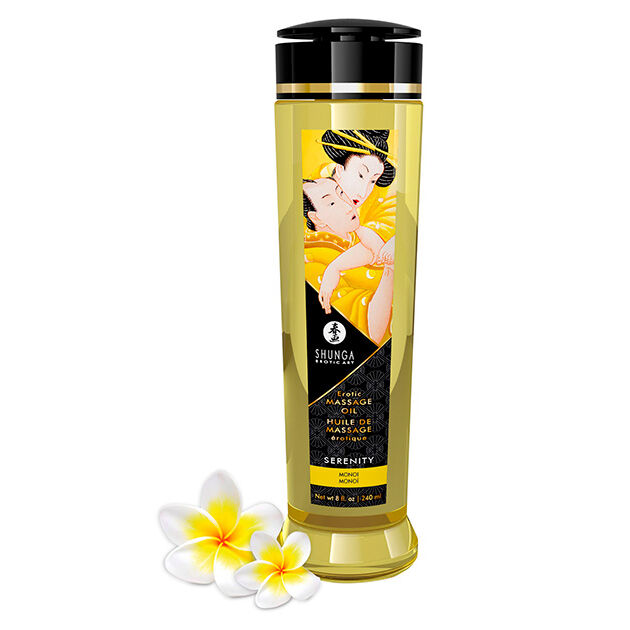Óleo De Massagem Erótica Serenity 240 ml - Shunga