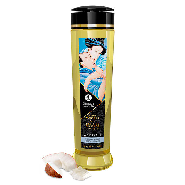 Adorável Óleo De Massagem Erótica 240 ml - Shunga