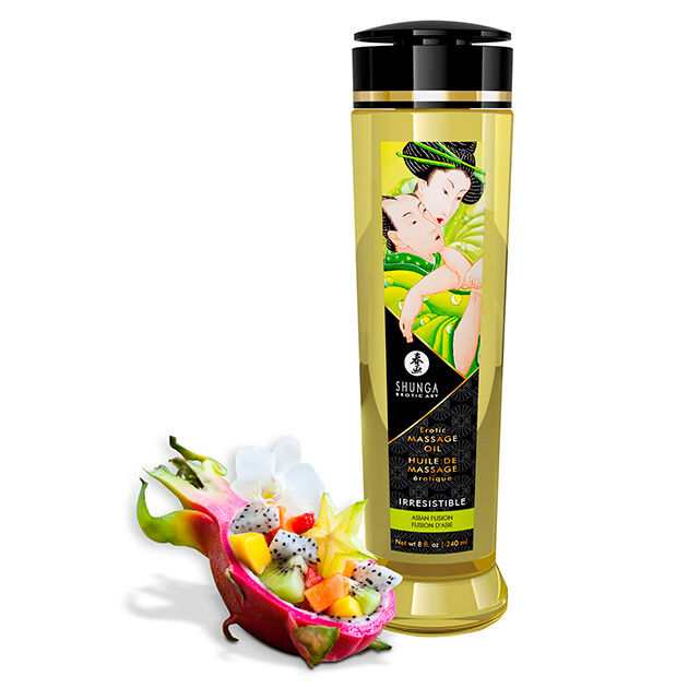 Óleo De Massagem Erótica Irresistível 240Ml - Shunga