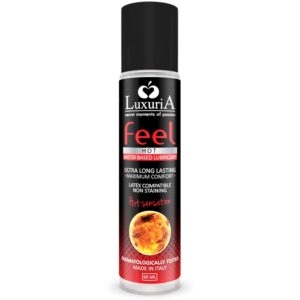 Luxuria Feel Hot Sensation Lubrificante Base De Gua 60 ml - Intimateline