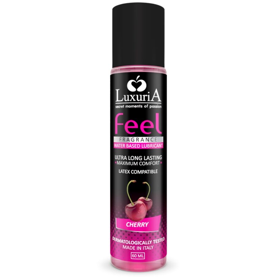 Luxuria Feel Lubrificante Base De Gua De Cereja 60 ml - Intimateline