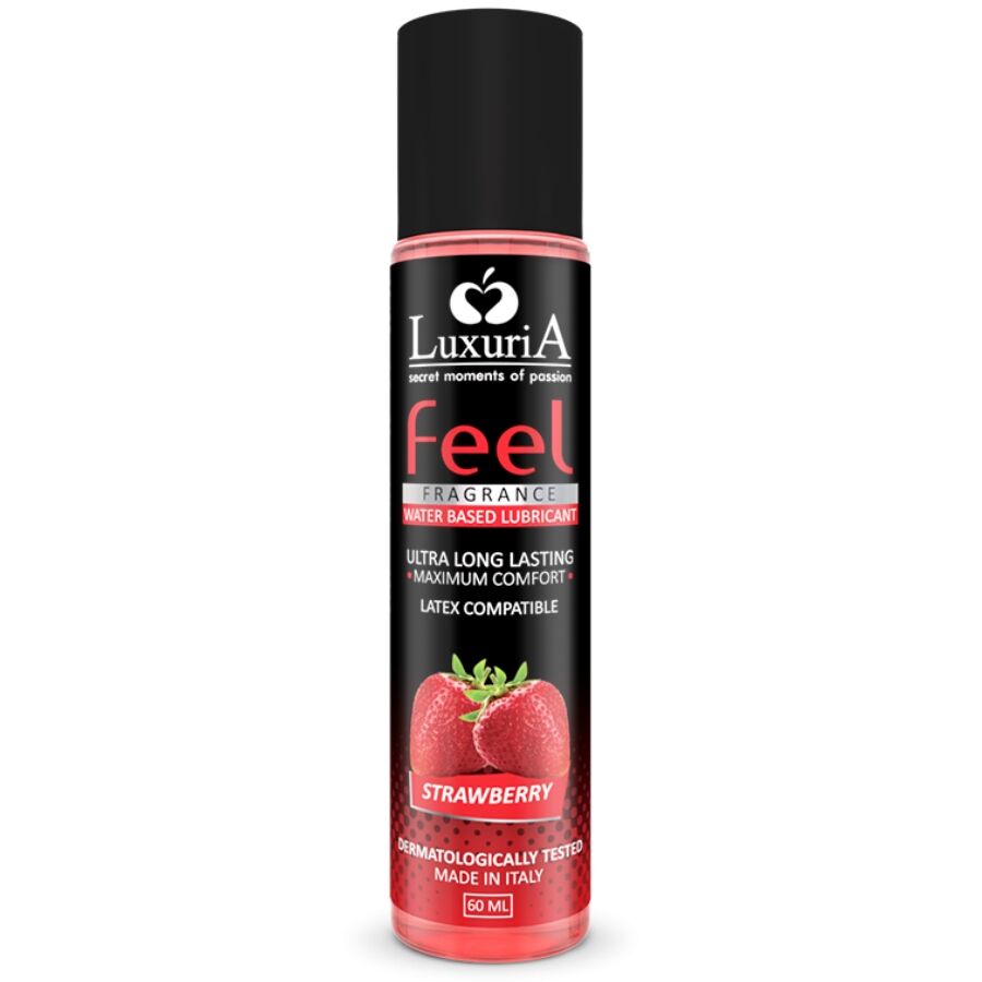 Luxuria Feel Lubrificante Base De Gua De Morango 60 ml - Intimateline