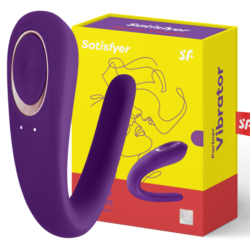 Vibrador De Brinquedo Do Parceiro Estimulando Ambos Os Parceiros - Satisfyer
