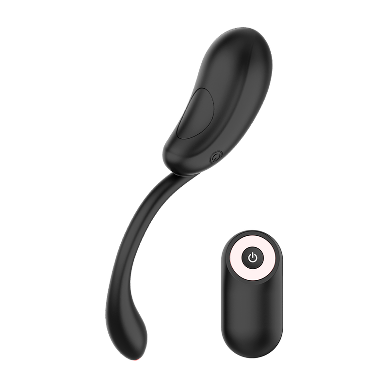 Ovo Vibrante Controle Remoto Recarregvel Preto/ Ouro - Coquette Chic Desire