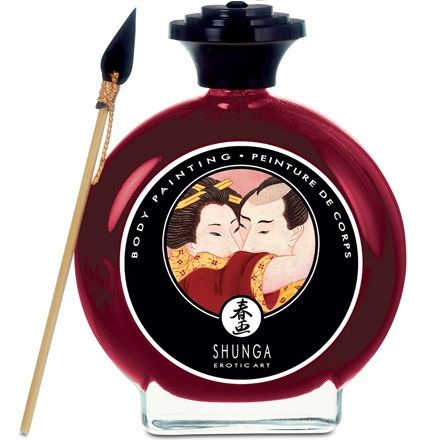 Pintura Corporal De Morango E Cava - Shunga
