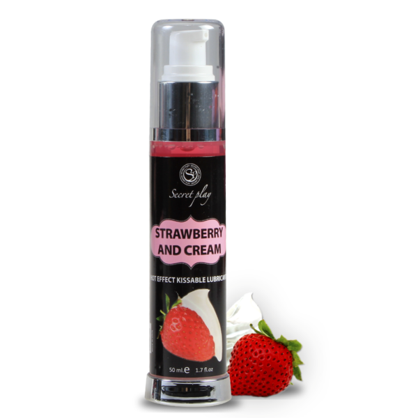 Lubrificante  2-1 Efeito Térmico Morango E Creme 50 ml - Secretplay