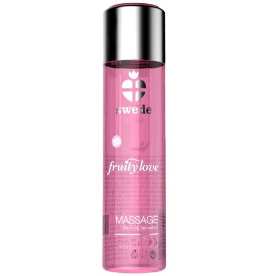 Óleo De Efeito De Calor  Fruto Amor Morangos Com Champanhe 60 ml - Swede
