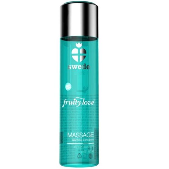 Óleo De Massagem De Efeito Aquecente Fruto De Groselha Preta E Limão 60 ml - Swede
