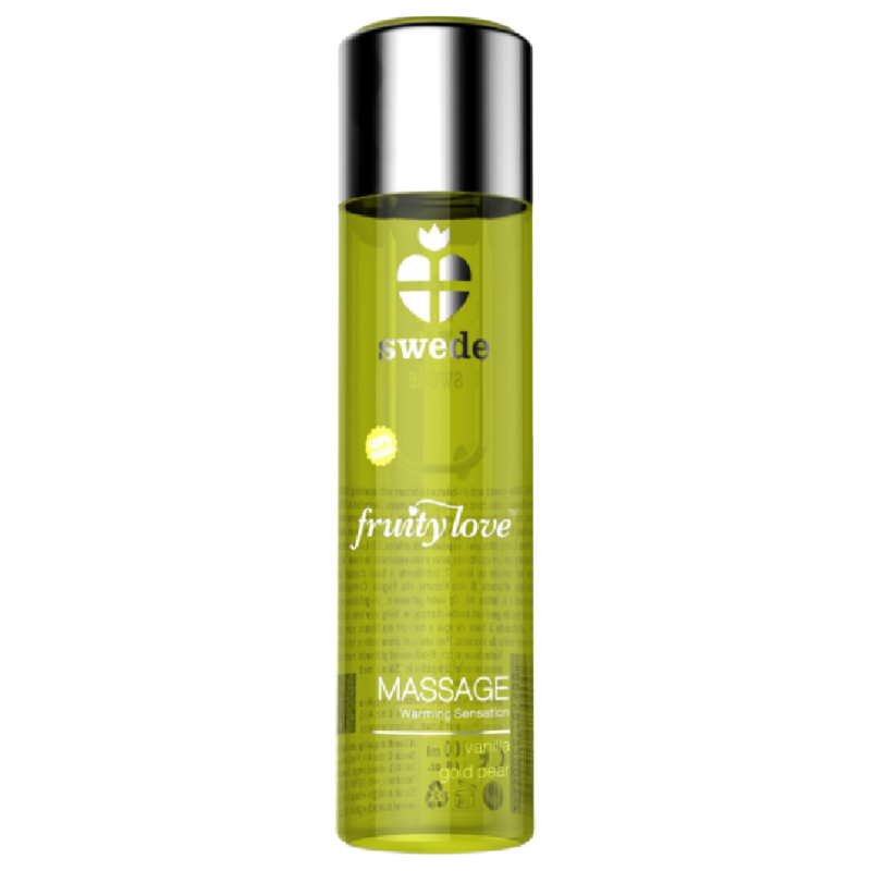 Fruity Love Óleo De Massagem Efeito De Aquecimento Baunilha E Pêra Dourada 120 ml - Swede