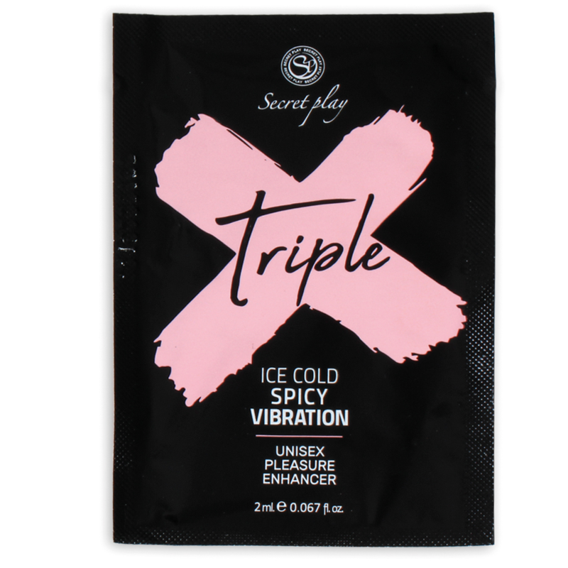 Intensificador De Dose Única  Triplo X Prazer - Secretplay