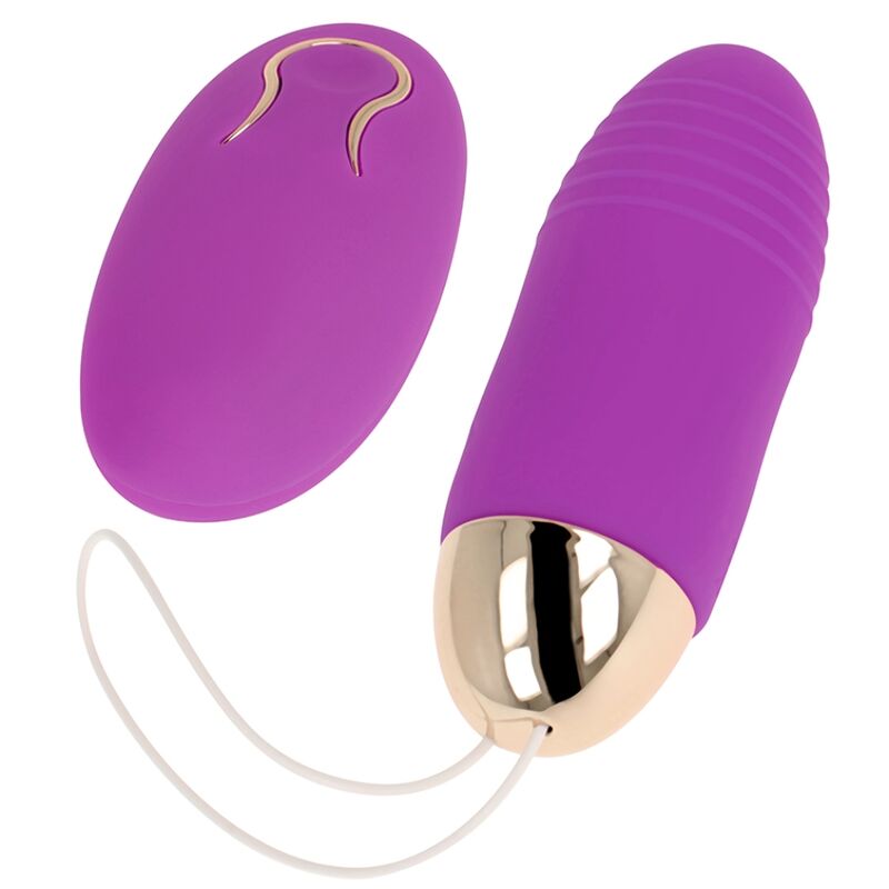 Ovo Vibrante Com Controle Remoto 10 Velocidades Roxo - Ohmama