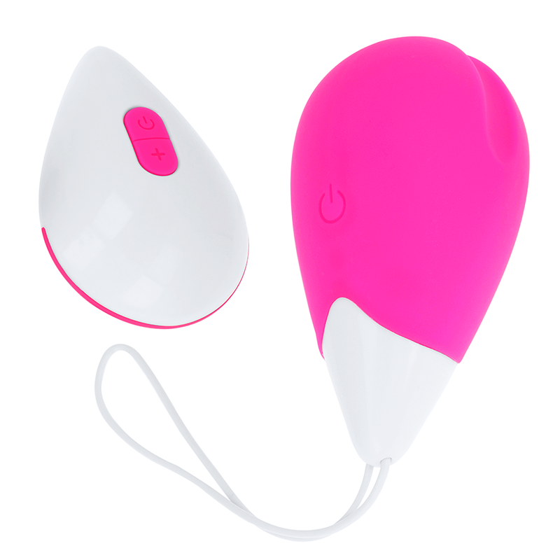 Ovo Vibrante 10 Modos Rosa E Branco - Ohmama