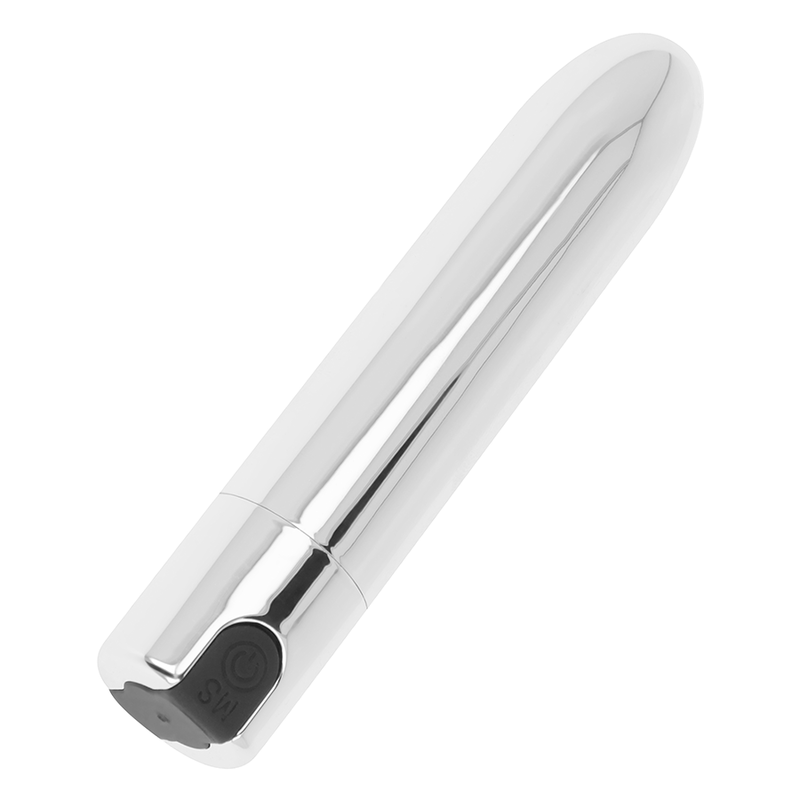 Bala Vibrante Prata 9,5 Cm - Ohmama