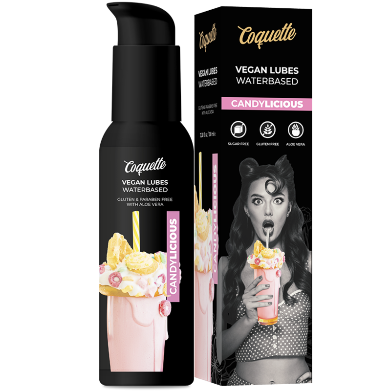 Lubrificante Vegano Candylicioso Premium Experience 100Ml - Coquette Chic Desire