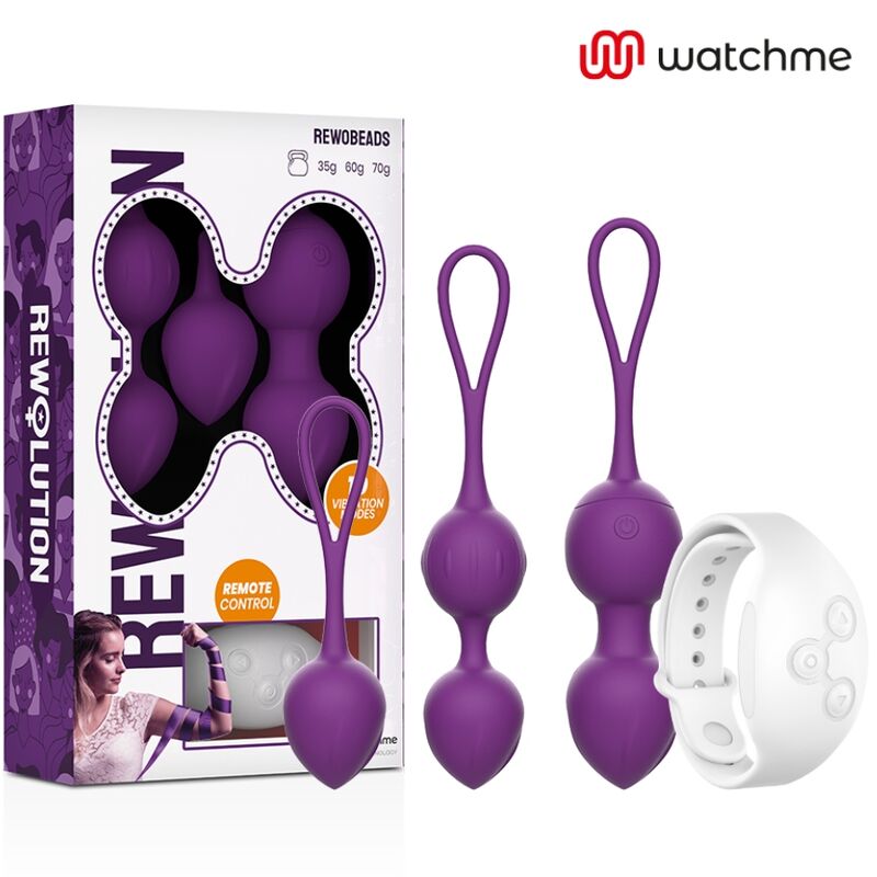 Rewobeads Bolas Vibratórias Controle Remoto Com Tecnologia Watchme - Rewolution