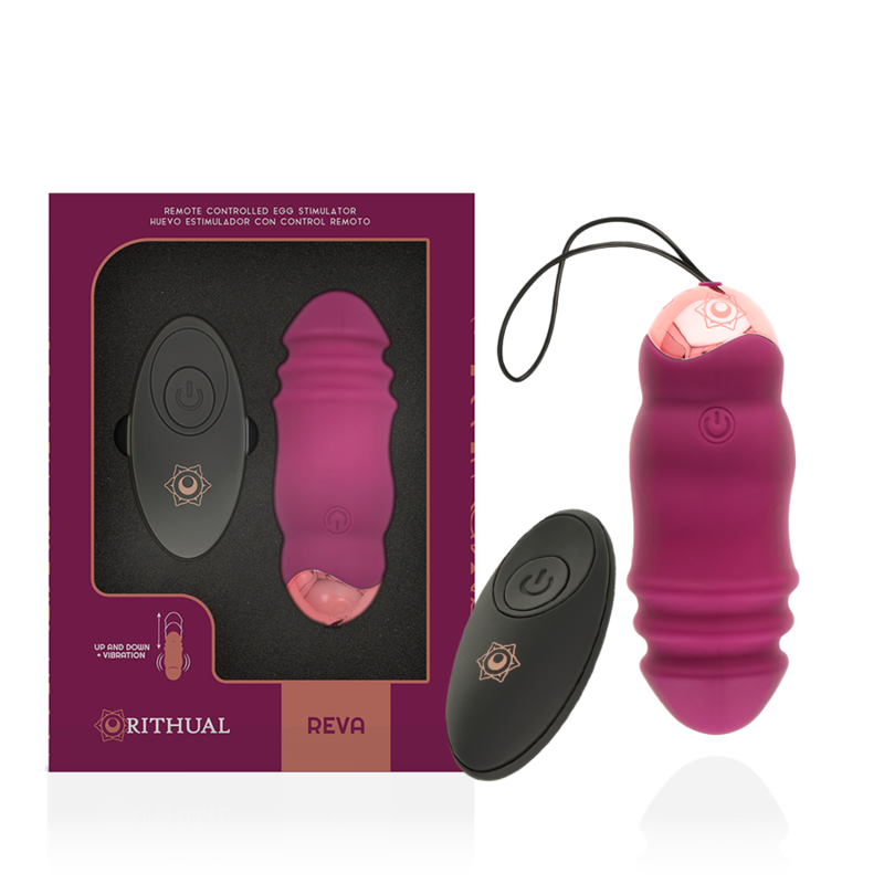 Reva Egg Sistema De Controle Remoto Para Cima E Para Baixo + Vibrao - Rithual