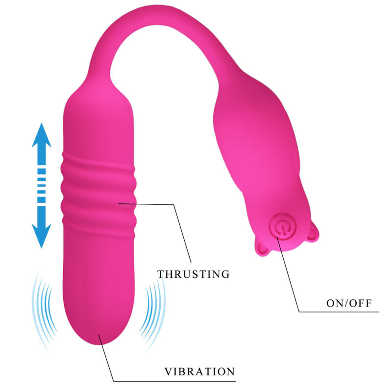 Nobikuma Bala Vibrante De Silicone Rosa - Pretty Love