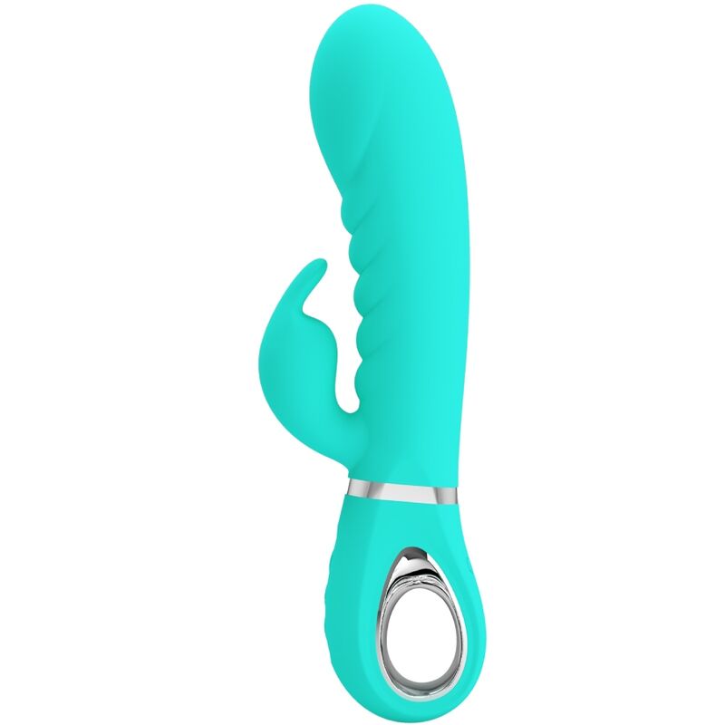Vibrador Prescott Multifunões G-Spot Aqua Verde - Pretty Love